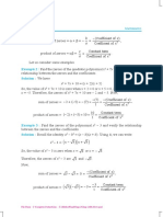 Example 2:: Find The Zeroes of The Quadratic Polynomial X