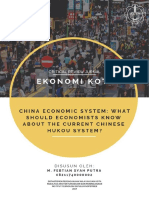 Critical Review of Journal: China Economic System What Should Economist Know About The Current Chinese Hukou System