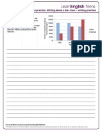 Writing About A Bar Chart - Writing Practice PDF