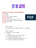 Scoala Cu Clasele I-Viii Tortoman: A Vii-A B Limba Si Comunicare Limba Romana