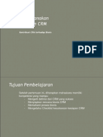 Merencanakan Program CRM