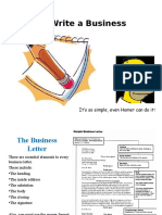 How To Write Bussiness Letter