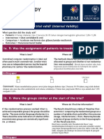 Therapystudy: Are The Results of The Trial Valid? (Internal Validity)