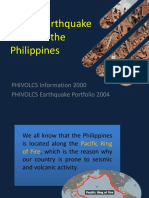 Major Earthquake Zones in The Philippines