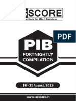 PIB 16 To 30 AUGUST, 2019
