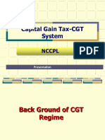 Capital Gain Tax-CGT System: NCCPL