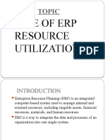 ERP Stands For Enterprise Resource Planning