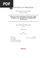 End-To-End Learning of Latent Edge Weights For Graph Convolutional Networks