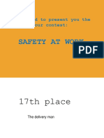 Safety at Work: We Are Proud To Present You The Winners of Our Contest