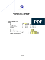 Design Precast Plat Half Slab PDF