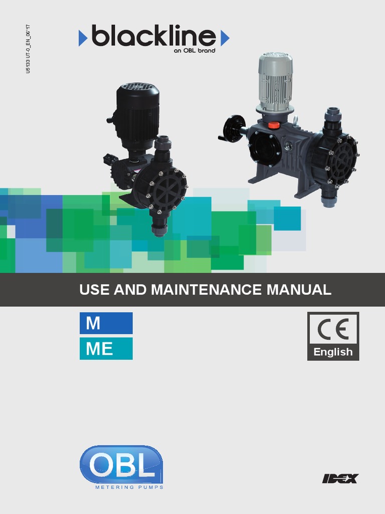 Use and Maintenance Manual Obl Dosing Pump M Me PDF Decibel Pump