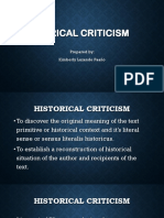 Historical Crit. (Kim)