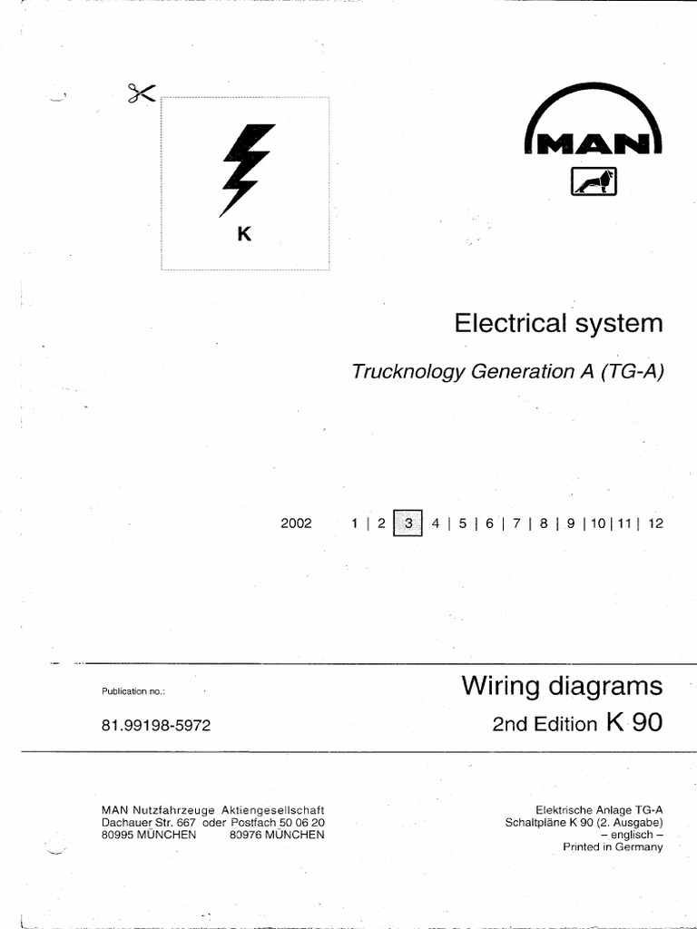 MAN TG-A Wiring Diagrams PDF | PDF