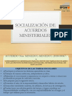 ACUERDO MINISTERIAL