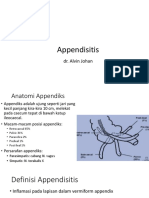 Appendisitis: Dr. Alvin Johan