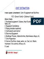 Cost Estimation PDF