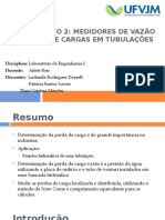 Experimento 2 - Medidores de Vazão e Perdas de Cargas em Tubulações