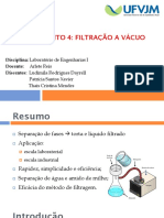 Experimento 4 - Filtração À Vácuo