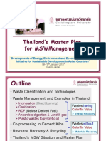 Thailand'S Master Plan For Mswmanagement: Initiative For Sustainable Development in Asian Countries"