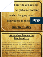 Biochemistry Conference | Biochemistry meetings | Biotechnology meetings