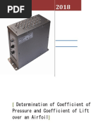 Pressure Distribution Over An Airfoil