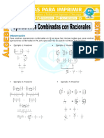 Operaciones Combinadas Con Racionales para Sexto de Primaria