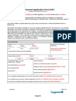 Employment Application Form - Dummy PDF