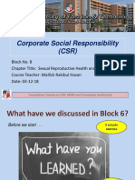 Corporate Social Responsibility (CSR)