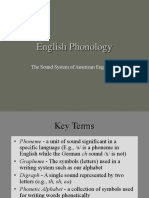 English Phonology: The Sound System of American English