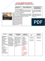 Local Heritage Matrix