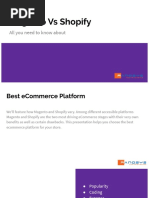 Magento Vs Shopify