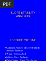 Slope Stability