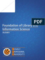 Foundation of Library and Information Science