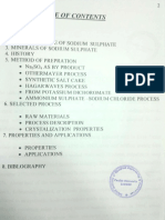 Process Report On Sodium Sulphate