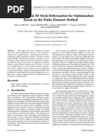 GPU-Accelerated 3D Mesh Deformation For Optimization Based On The Finite Element Method