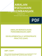 Amalan Bersesuaian Perkembangan: Rashidah Elias, PHD Ipg Kampus Tengku Ampuan Afzan