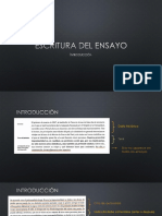 Escritura Del Ensayo