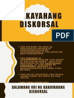 Kakayahang Diskorsal