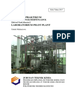 Jobsheet RTB Pilot Plant - 2017 - Versilembang