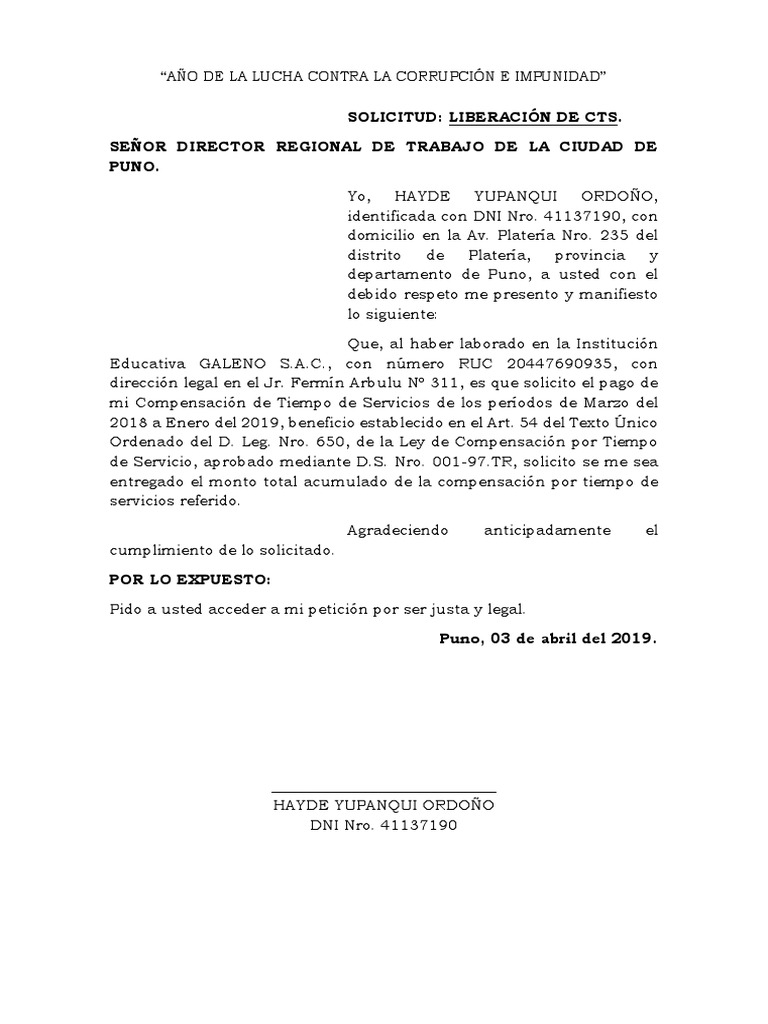 Solicitud Ministerio de Trabajo Gobierno Política
