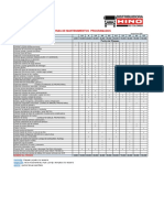Mantenimeinto Preventivo Hino 2018 PDF