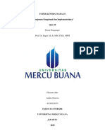 10KWH, Andita Oktavia, Hapzi Ali, Manajemen Fungsional Dan Implementasinya, Universitas Mercu Buana, 2019