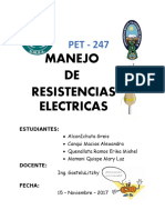 Informe Resistencia Eletrica Completo