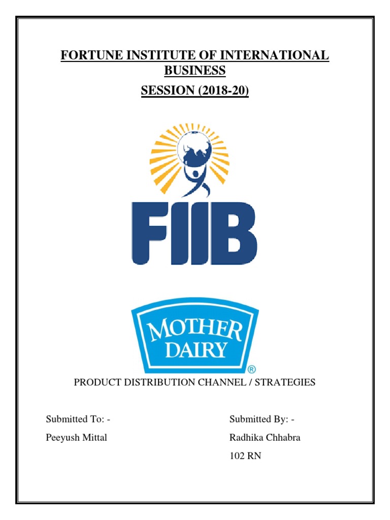 FMCG Sales Distribution | PDF | Milk | Food And Drink