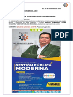 Seminario Taller Regional GESTION PUBLICA MODERNA ICA Setiembre 2019 PDF