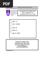 Pharmacist Workup of Drug Therapy in Pharmaceutical Care: Problem Oriented Pharmacist Record