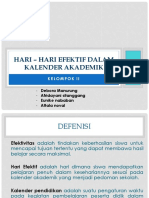 Hari - Hari Efektif Dalam Kalender Akademik