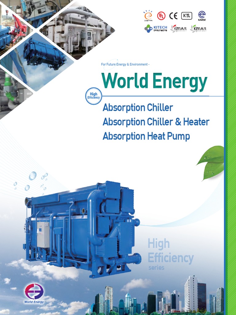 High Efficiency Absorption Chillers | PDF | Heat Exchanger | Air ...