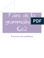 Exercices Des Synthesé PDF