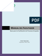Manual - Facilitador Procesos Grupales PDF